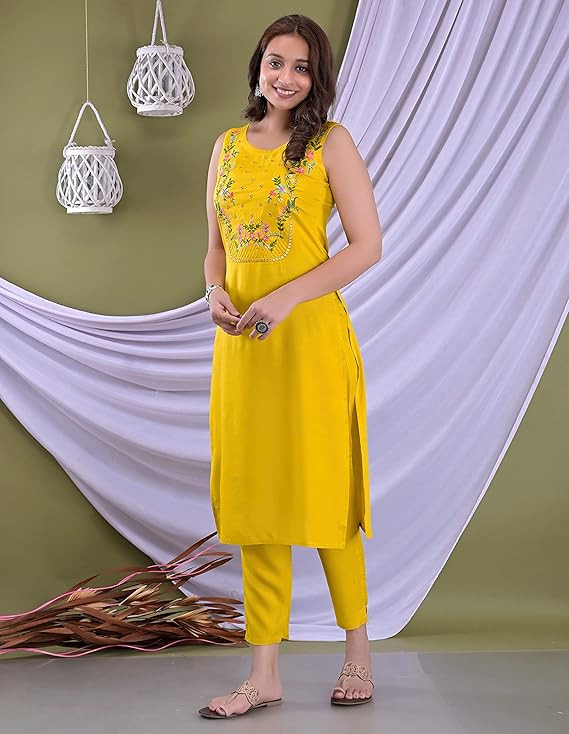 Mritsa Gota Patti Silk Lehenga Set - Red