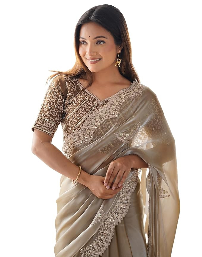 Mritsa Gota Patti Silk Lehenga Set - Red