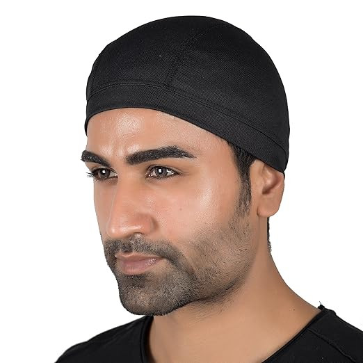 Le Gear Dri-Fit Helmet Skull Cap (Black)